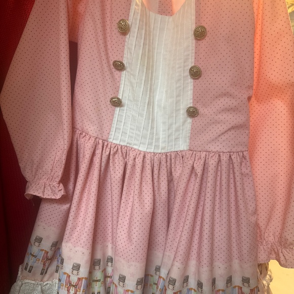 Adorable Pink Nutcracker Holiday Dress size 10 Be Girl Clothing fun cute xmas - Picture 4 of 13